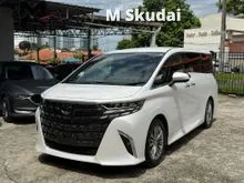 2025 Toyota Alphard 2.5 Z SUNROOF 2PD 7SEATER 6A 7K KM 5YRS TOYOTA WARRANTY