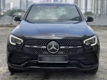 2020 Mercedes-Benz GLC300 2.0 4MATIC AMG Line Coupe HSS Full Service 1 Owner Only Black Color Black Interior Bermester MoonROof SportRim AMG sport