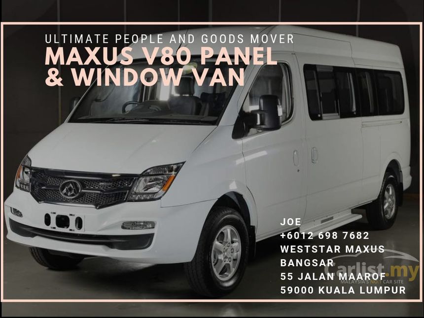 Maxus V80 2018 Window LWB 2.5 in Kuala Lumpur Manual Van White for 