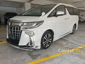 2021 Toyota Alphard 2.5 G S C Package MPV, SR, DIM, BSM, MDLS Bodykit, Low Mileage
