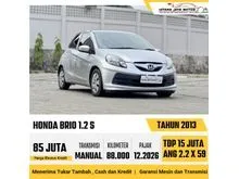 2013 Honda Brio 1.2 Satya S Hatchback Manual Silver Kondisi Bagus Low KM Siap Pakai