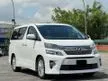 Used 2012 Toyota Vellfire 2.4 Z MPV LOW MILEAGE 2POWER BOOT SUNROOF