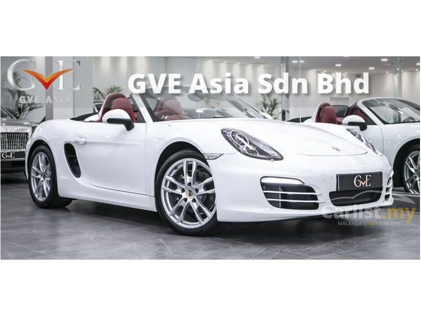 Porsche Boxster 2013 Pdk 2 7 New Car Unreg Best Colour Combo White Spider With Red Interior Only The Best From Gve Asia