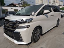 2016 Toyota Vellfire 2.5 ZG SUNROOF APLINE ROOF TV UNREG16