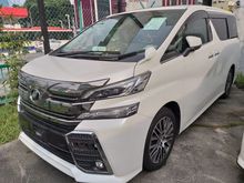 2016 Toyota Vellfire 2.5 ZG SUNROOF UNREG16