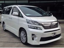 2012 Toyota Vellfire 3.5 ZG 4 Cam SR Theater FULL Spec PROMO Unreg