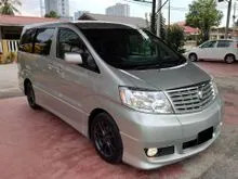 REG2010 TOYOTA ALPHARD 2.4 PREMIUM BLACK INTERIOR