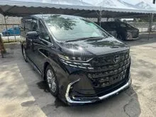 2024 Toyota Alphard 2.5 Z [ GRADE 4.5A / 8K KM ] HIGH SPEC / UNIVERSAL SIDE STEP / HUD / DIM / BSM / MOONROOF / MODELISTA ORI