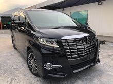2017 Toyota Alphard 2.5 SC SUN ROOF,FULL SET ALPINE