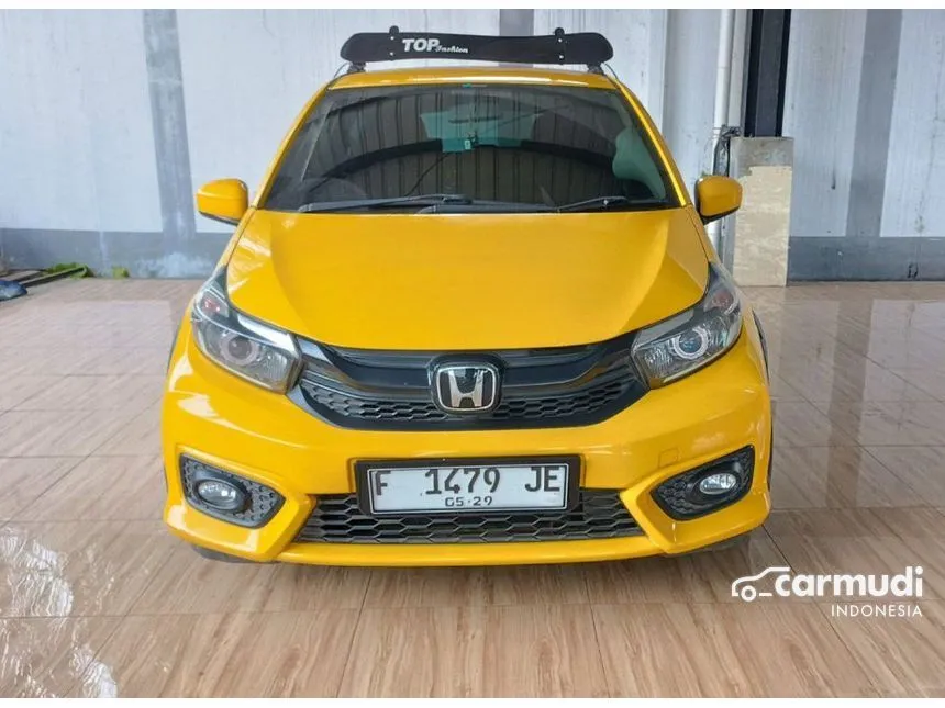 Jual Mobil Honda Brio 2019 Satya E 1.2 di Jawa Barat Automatic Hatchback Kuning Rp 140.000.000