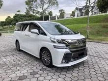 2015 Toyota Vellfire 2.5 ZG MPV