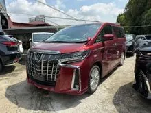 2021 Toyota Alphard 2.5 G S HIGH SPEC ** CREAM LEATHER COVER / 8S / 2PD / ROOF MONITOR / SPARE TYRE ** 8 YEAR WARRANTY ** OFFER OFFER **
