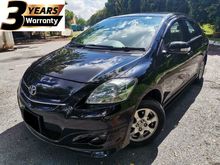 2009 Toyota Vios 1.5 E Sedan / 3 YEARS UNLIMITED MILEAGE WARRANTY / FULL BODYKIT / CAR KING CONDITION / SPORTS RIM / FIRST COME FIRST SERVE