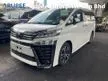 Recon 2019 Toyota Vellfire 2.5 Z G Edition MPV Sunroof Moonroof Dim Bsm System 4 Electric Memory Leather Pilot Seats