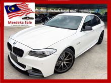 2013 BMW 523d 2.0 M-SPORT TWIN POWER TURBO MERDEKA CLEAR STOCK BIG OFFER*M-SPORT BODY KIT*SPORT MODE*AUTO HOLD*I-DRIVE*PUSH START*