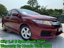 2017 Honda City 1.5 E i-VTEC ORI MILEAGE 27K KM FULL SERVICE AND WARRANTY BY HONDA UNTIL 2021 WORTH BUY NOW