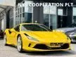 Recon 2020 Ferrari F8 Tributo 3.9 V8 Twin Turbocharged Coupe Unregistered