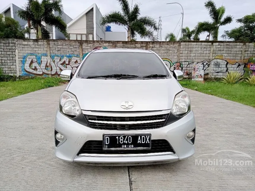Jual Mobil Toyota Agya 2016 G 1.0 di Jawa Barat Automatic Hatchback Silver Rp 90.000.000