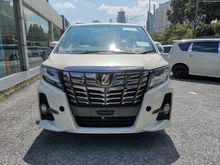 2016 Toyota Alphard 2.5 SA Type Black MPV