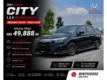 2021 Honda City 1.5 E RS Bodykits Sporty Senang Lulus High Loan