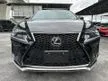 Recon 2018 Lexus NX300 2.0 F SPORT SUV SUNROOF, HEAD UP DISPLAY, BSM, GENUINE MILEAGE 29K/KM ONLY, POWERBOOT, DUAL ELECTRIC SEAT, 5 YEAR WARRANTY GRADE 4.5B - Cars for sale