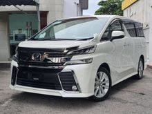 2017 Toyota Vellfire 2.5 ZA (A) + 5 YEARS WARRANTY