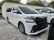 2017 Toyota Vellfire 2.5 Za Golden Eyes,pre crash,lane assit,power boot,leather seat,new car condition,2017 unregister