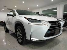 2016 Lexus NX200t 2.0 Luxury SUV PANROOF RADAR PBT 3LED 5 YEARS WARRANTY