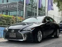 RECON 2022 Lexus IS 300 2.0 LUXURY Sedan - JPN SPEC LOW MILEAGE 3LED HEAD LIGHTS FULL LEATHER SEAT BSM  APPLE CARPLAY SPARE TYRE