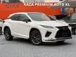 Recon 2020 Lexus RX300 2.0 F Sport LOW MILEAGE 5K ONLY PANORAMIC SUNROOF RED NAPPA LEATHER FULLY LOADED RAYA SPECIAL OFFER DISCOUNT FREE WARRANTY FREE GIFT