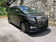2017 LEATHER JBL SUNROOF AUTO PARKING Toyota Alphard 3.5 SC SAC UNREG