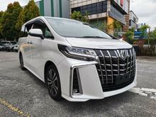 2018 Toyota Alphard 2.5 SC MPV Ready Stock