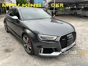2018 Audi RS3 2.5 Sedan Quattro 400hp RS DESIGN PACKAGE STYLING PACKAGE, NAVIGATION WITH BACK CAMERA, MATRIX LED HEADLIGHT, 19 ALLOYWHEEL,B & O, SUPE