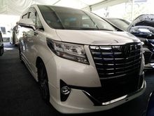 2015 Toyota Alphard 3.5 GF - NO GST !!! - FULL SPEC MODELLISTA KIT JBL HOME THEATRE SOUND SYSTEM 4 CAMERA BIRD EYE VIEW