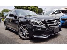 2016 Mercedes-Benz E250 2.0 Avantgarde Sedan AMG Sport Panoramic Roof 360 Camera Unreg