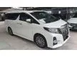 Used 2017 Toyota Alphard 2.5 SC Sunroof 68,000Km One Owner (A)