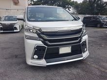 2015 Toyota Vellfire 2.5 Z 8 seater SUNROOF.