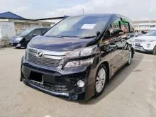 2012 Toyota Vellfire 3.5 VL MPV
