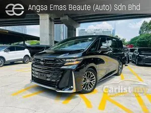 2025 Toyota Vellfire 2.4 Z Premier Turbo JBL Sound System Full Spec Fully Loaded Grade 5A 15,xxx km Brown Interior JBL Home Theater Side Steps