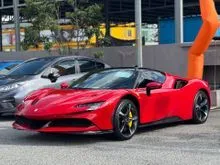 2022 Ferrari SF90 4.0 Stradale UK Spec NEW Car Condition with JBL Sound System, Full Carbon Exterior / Interior, Suspension Lifting, Carbon Seat