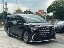 2023 Toyota Alphard 2.5 Z MPV/ HUD/ SUNROOF/ TOYOTA TEAMMATE/ SPARE TYRE/ AUTO PARKING/ 8 YEARS WARRANTY/ AUTO DOORSHADE