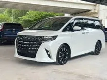 *Executive Lounge* 2025 Toyota Alphard 2.5 MPV (PROCESSING FEE RM1350, Free Warranty, Free Service and ETC)