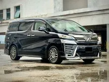 toyota vellfire zq 2.5 - modellista kit, convert english infotainment, new tyre, ori low mileage.