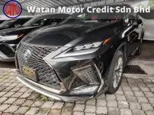 2021 Lexus RX 300 2.0 F Sport UNREG,HI-SPEC,GRADE 5,SUNROOF,RED LEATHER SEAT,3 EYES LED,ACTIVE KICK BOOT,BSM BLINDSPOT & ETC,FREE WARRANTY&TINTED&GIFT