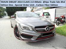 (Actual YR Make 2014) Benz CLA45 AMG Edition One