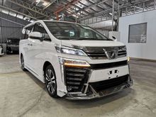2019 Toyota Vellfire 2.5 ZG (ORI MODELISTA-SUNROOF-DIM-BSM-FULL SPEC)