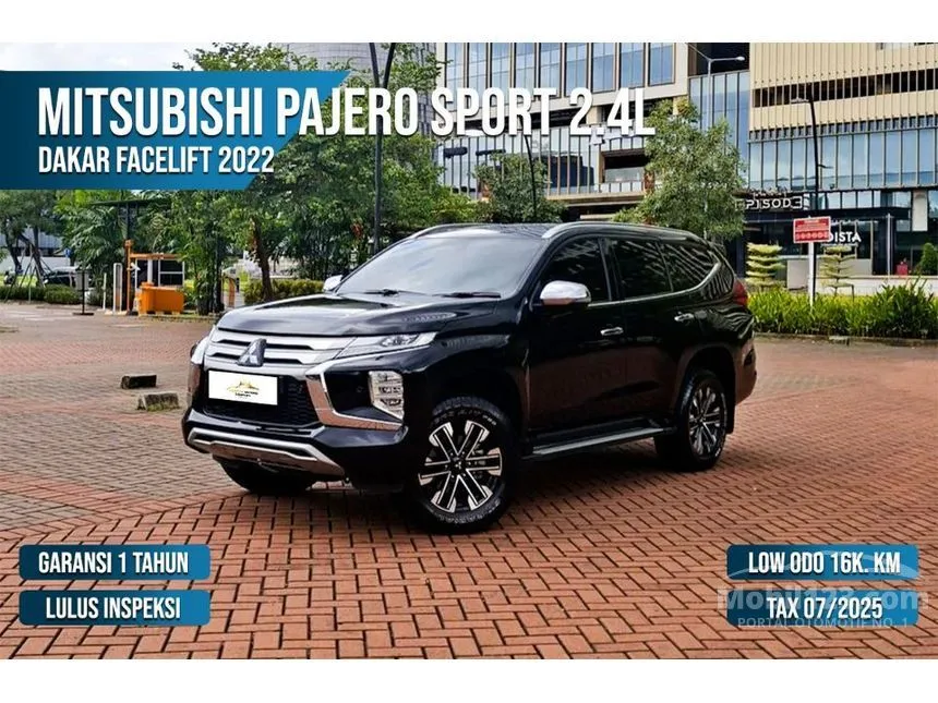 Jual Mobil Mitsubishi Pajero Sport 2022 Dakar 2.4 di Banten Automatic SUV Hitam Rp 499.000.000
