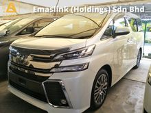 2017 Toyota Vellfire 2.5 ZG FULL SPEC JBL SOUND SYSTEM PRE CRASH STOP SYSTEM 360 SURROUND CAMERA SUNROOF FREE WARRANTY