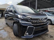 2015 TOYOTA VELLFIRE 2.5 ZA 7 SEATER ROOF TV / FREE 1 YEAR WARRANTY UNREG15