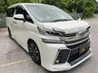 Used 2017 Toyota Vellfire 2.5 Z G Edition MPV/1 CAREFUL OWNER/7 SEATE/SUNROOF/PILOT SEAT/PRE